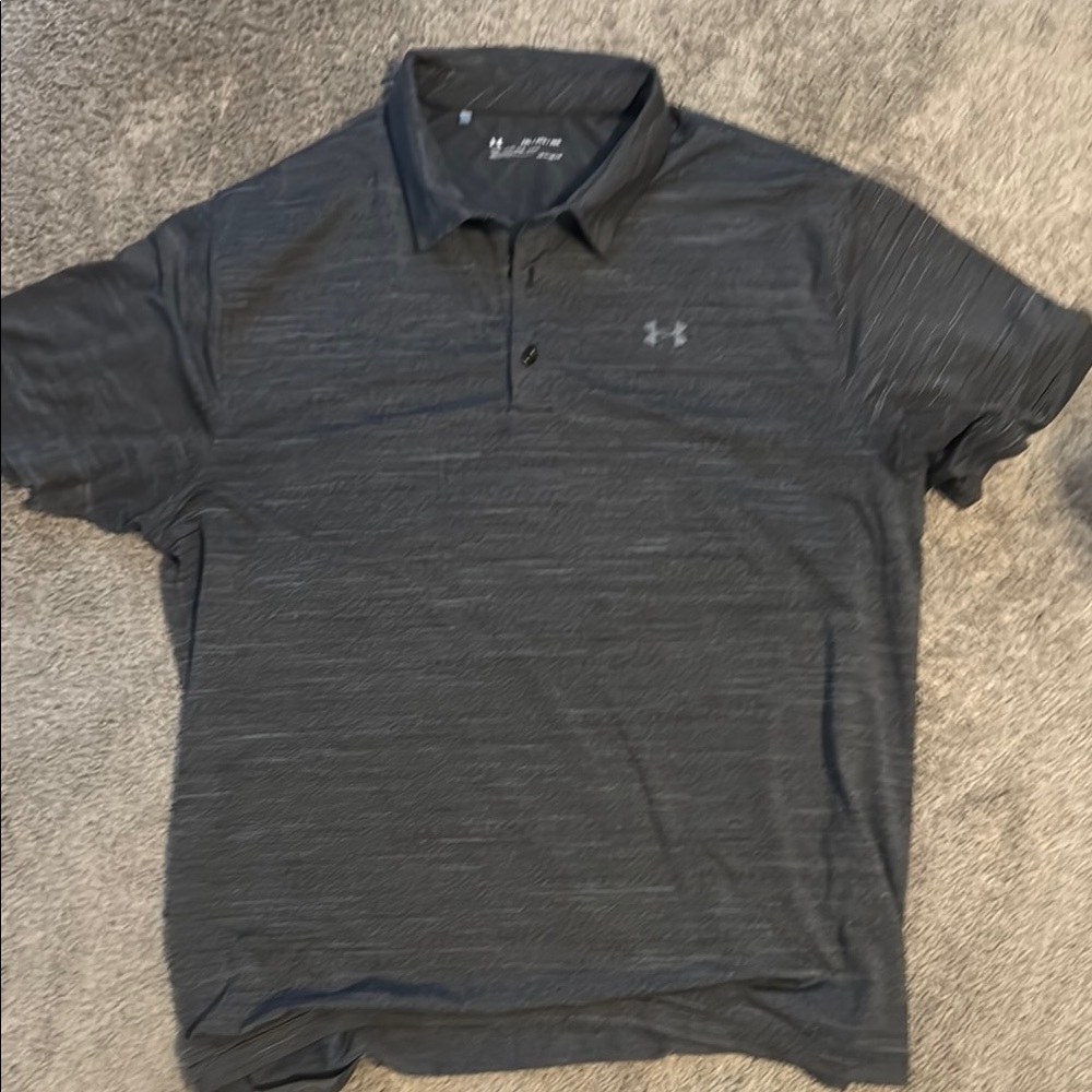 Under Armour Men's Charcoal Polo Shirt
